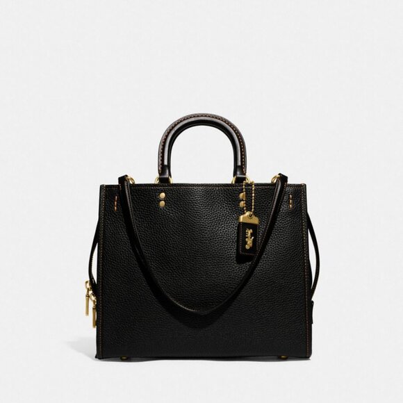 Coach Rogue Bag In Regenerative Leather Purses brand new full set - Picture 1 of 5